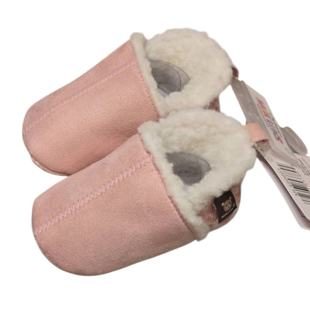 Muk Luks Hearts Sherpa Lining Faux Suede Booties